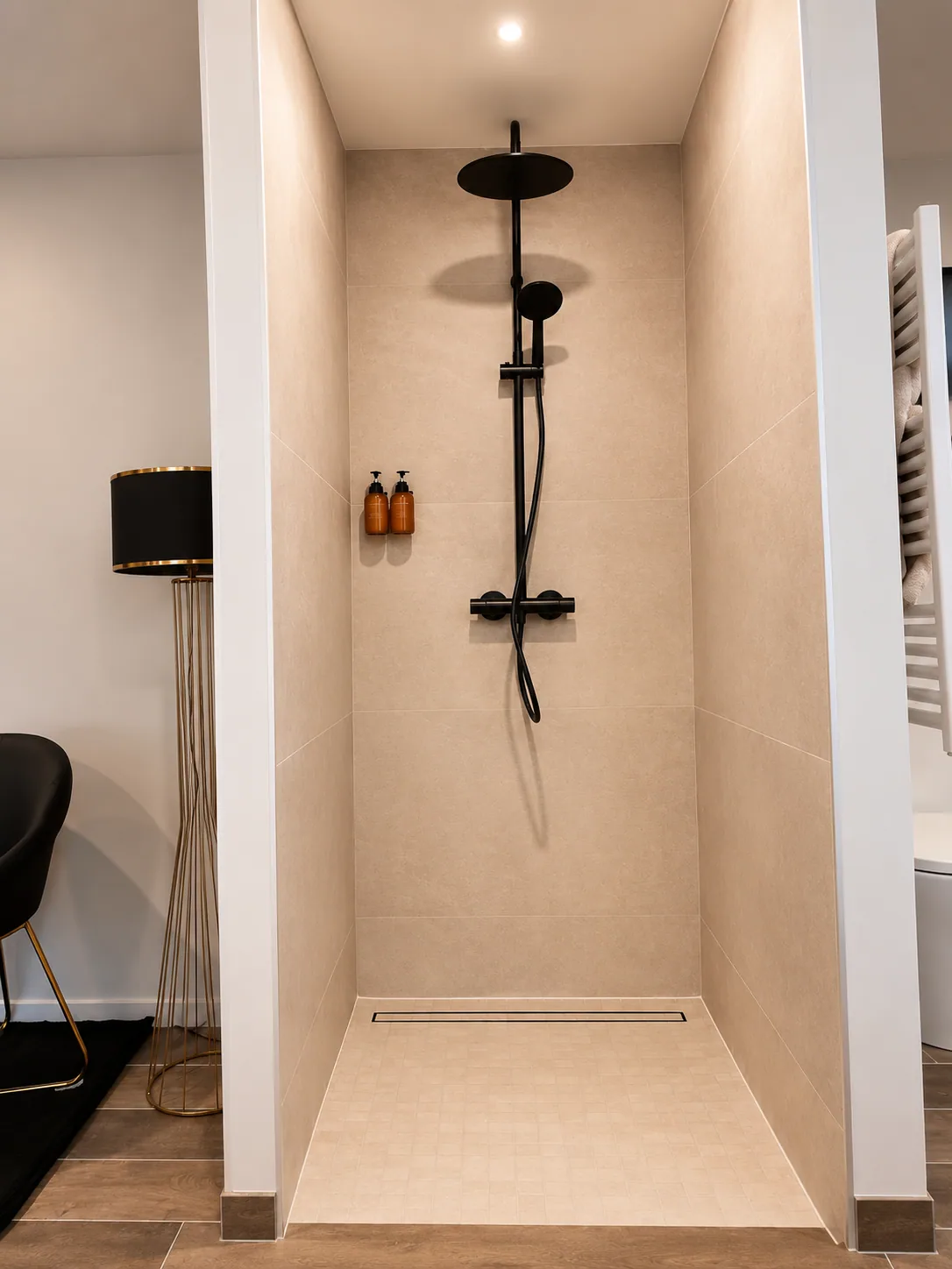 Douche à l’italienne de la suite Absolu