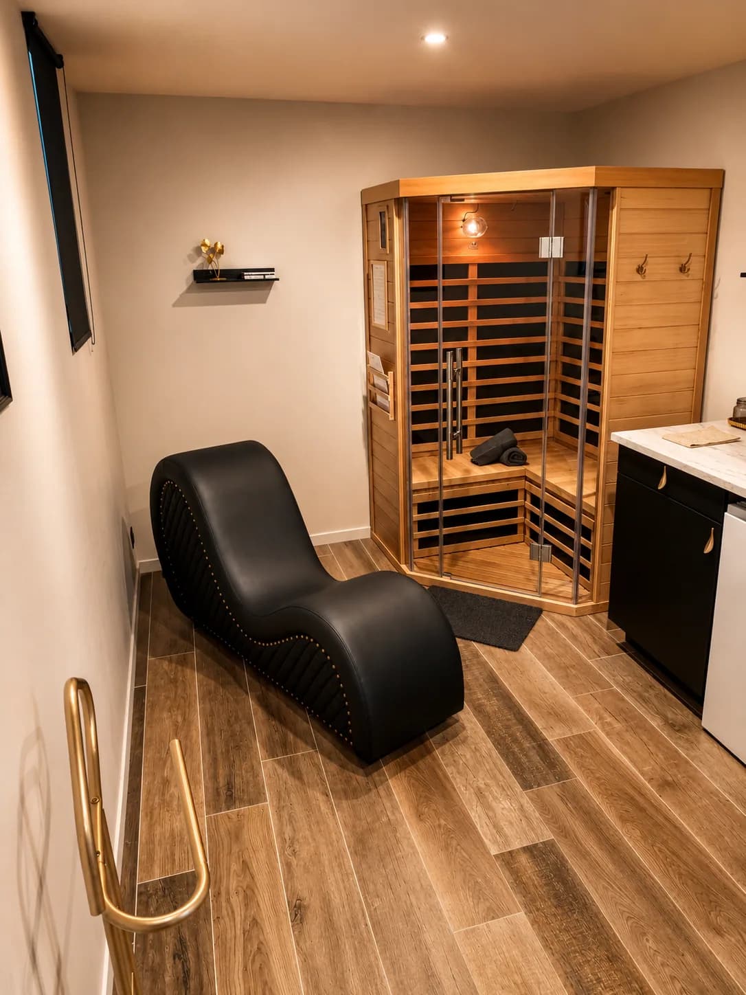 Sauna infrarouge de la suite Absolu
